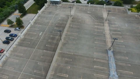 Parking Garage Circle Stock Footage