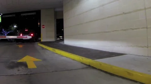 Parking Garage Exit Barrier Stock Footage 59723613