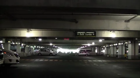 Parking garage Video stock 8559221