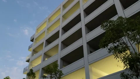 Parking Garage Stock Footage 156641216