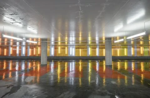 Parking garage. Stock Photos