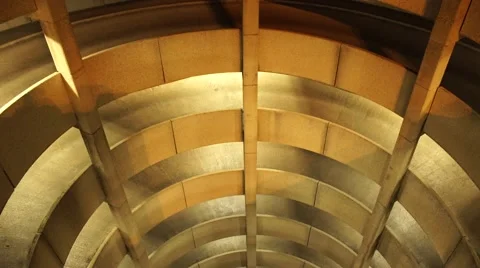 Parking garage structure Stock Footage 42206351