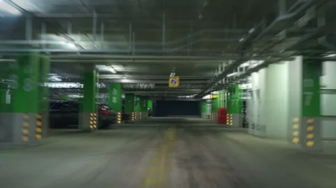 Parking garage, timelapse Stock Footage 51916865