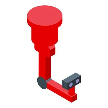 Parking gate system managing access to parking lot Stock Illustration