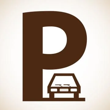 Parking graphic design , vector illustration Illustrazione stock