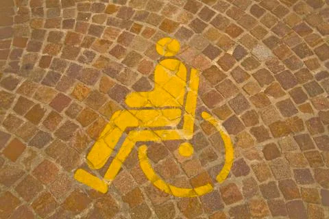 Parking for handicapped Stock Photos