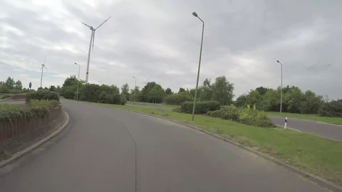 From parking to highway Stock Footage 77299790