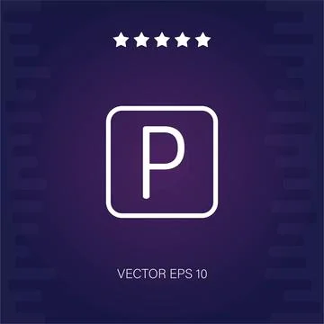 Parking  icon Stock Illustration