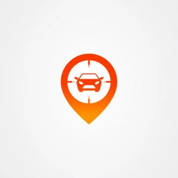 Parking icon logo vector design Illustrazione stock