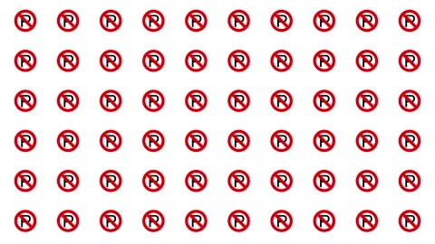 Parking infographic icons appear with a bouncing animation Video stock 291594860