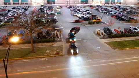 Parking Lot Vídeo Stock 289926