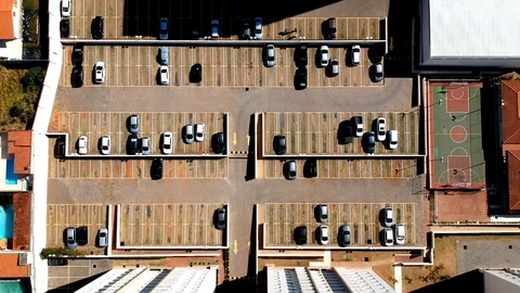 Parking lot Stock Footage 93594656