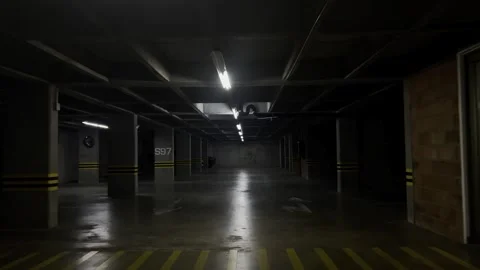 Parking lot Vidéo 254640676