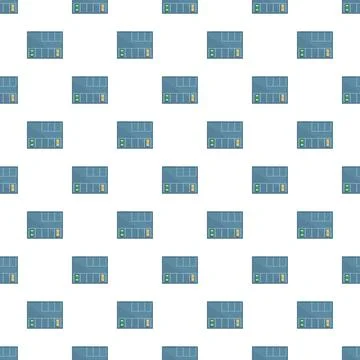 Parking lot pattern seamless background infrastructure design Stockillustratie