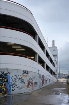 Parking lot Stock-Fotos