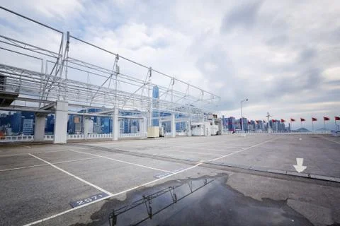 Parking lot 写真素材
