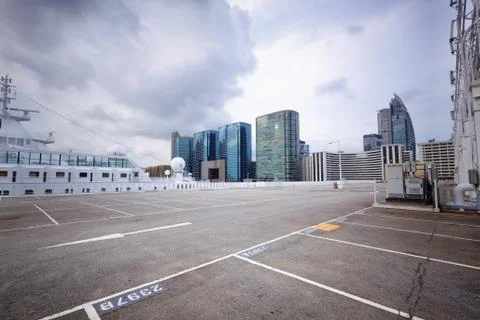Parking lot Foto stock
