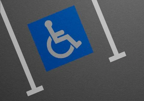 Parking Lot Reserved Illustrazione stock