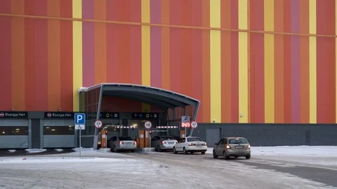 Parking lot Timelapse Stock Footage 72709571