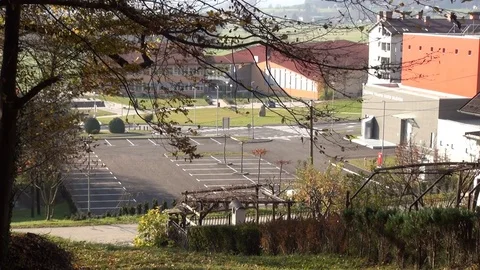 Parking Lot Timelapse Stock Footage 80872798