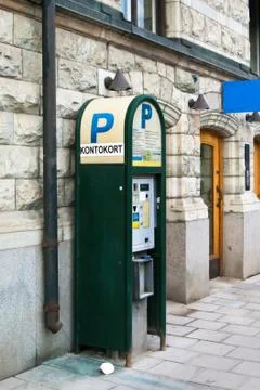 Parking machines Stock Photos