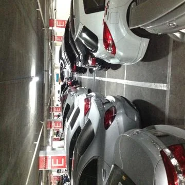 Parking in the mall Stock Photos