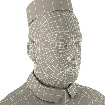 Parking Man Static 3D Model
