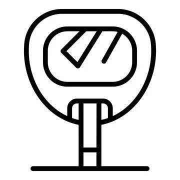 Parking meter with digital display showing parking time and payment informati Stock Illustration