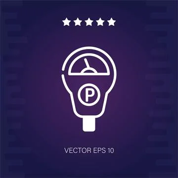 Parking meter  icon Stock Illustration