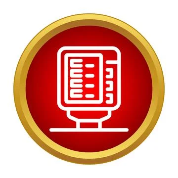 Parking meter machine for paying street parking fee Stock Illustration