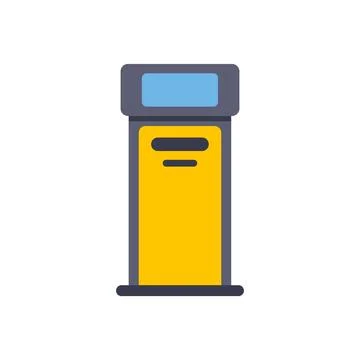 Parking meter machine for street payment ticket Stock-Illustration