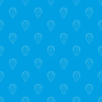 Parking meter pattern vector seamless blue Stock Illustration