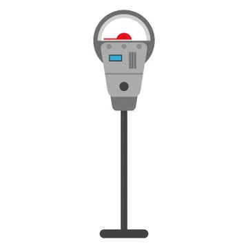 Parking meter payment machine Stock Illustration