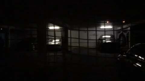 Parking in the Night Backgound Stock Footage 147925899