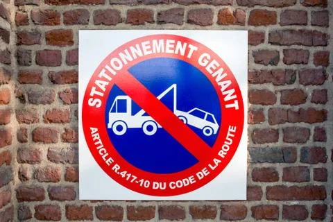 Parking not Allowed Stock Photos