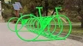 Parking place for bicycles HD Footage