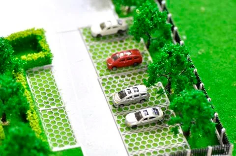 Parking place Stock Photos