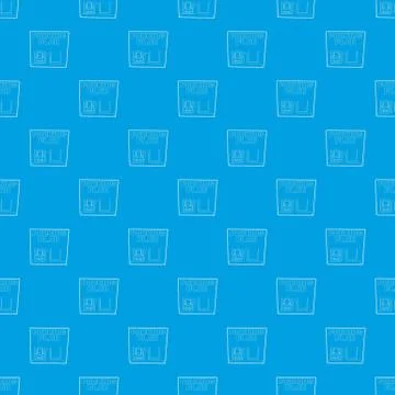 Parking plan pattern seamless blue Stock Illustration
