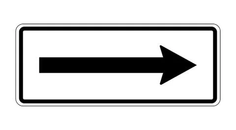 Parking plate black arrow vector illustration Stock Illustration