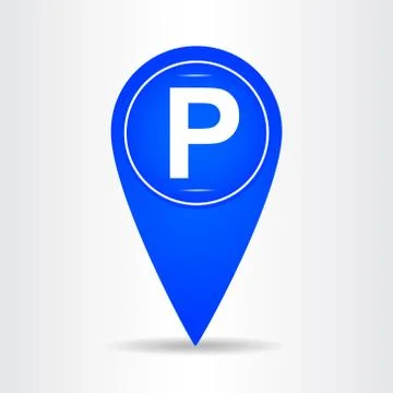 Parking pointer. Illustrazione stock
