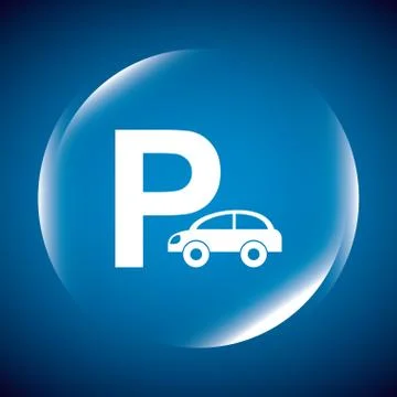 Parking sign design, vector illustration eps10 graphic Illustration