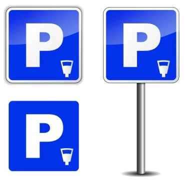 Parking sign	 Stock Illustration