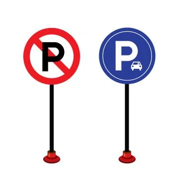 Parking sign Stock Illustration