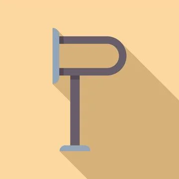 Parking sign showing empty space for car parking lot Illustrazione stock