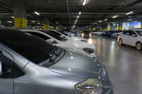 Parking space at Ikea Store , Mega Bangna Stock Photos