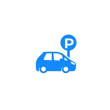 Parking spot icon Stock Illustration