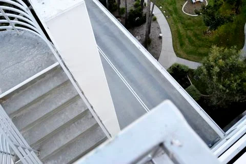Parking Structure Aerial View 스톡 사진