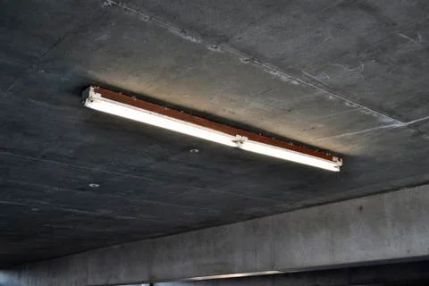 Parking Structure Light 스톡 사진