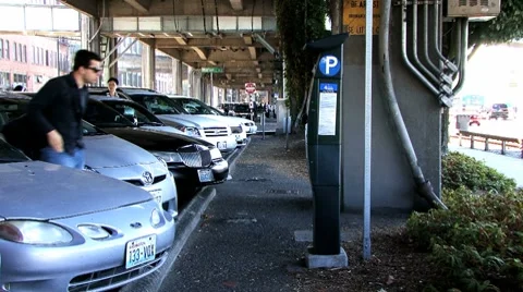 Parking ticket Stock Footage 8632876