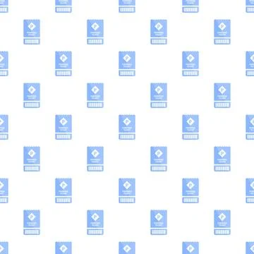 Parking ticket pattern for transportation and parking concepts Stock Illustration